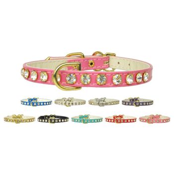 Dog, Puppy & Pet Collar, "#16 Clear Crystal Jewelry Set"