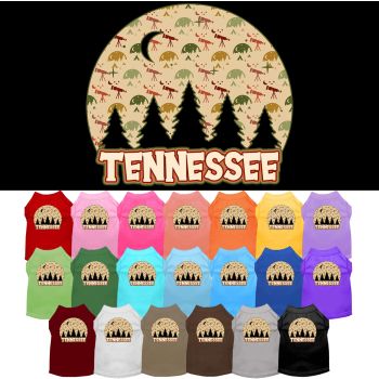Pet Dog & Cat Screen Printed Shirt for Medium to Large Pets (Sizes 2XL-6XL), "Tennessee Under The Stars"