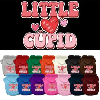 Pet Dog & Cat Screen Printed Hoodie "Little Cupid"
