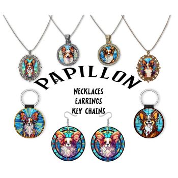 Papillon Jewelry - Stained Glass Style Necklaces, Earrings and more!