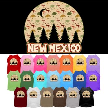 Pet Dog & Cat Screen Printed Shirt for Medium to Large Pets (Sizes 2XL-6XL), "New Mexico Under The Stars"