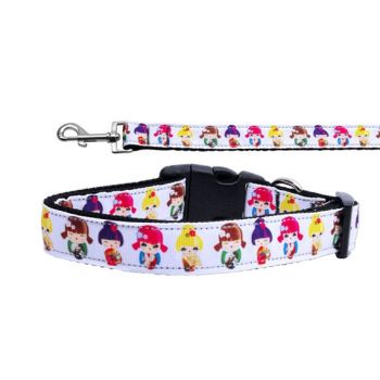 Pet Dog & Cat Nylon Collar or Leash, "Crazy for Kimonos"