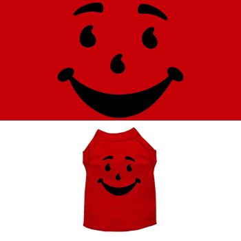 Halloween Pet Dog & Cat Shirt Screen Printed, "Happy Drink Man"