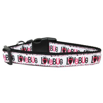 Pet Dog & Cat Nylon Collar or Leash, "Love Bug"