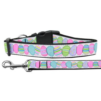 Pet Dog & Cat Nylon Collar or Leash, "Easter Egg"