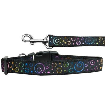 Pet Dog & Cat Nylon Collar or Leash, "Galactic Shimmer"