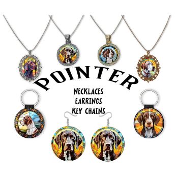 Pointer Jewelry - Stained Glass Style Necklaces, Earrings and more!