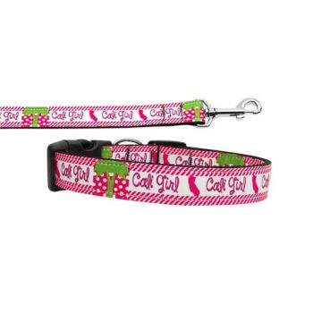 Pet Dog & Cat Nylon Collar or Leash, "Cali Girl"