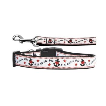 Pet Dog & Cat Nylon Collar or Leash, "S.S. Cutie Pie"