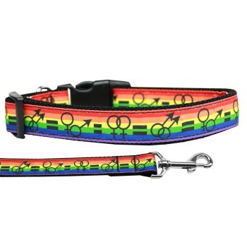 Pet Dog & Cat Nylon Collar or Leash, "Equality"