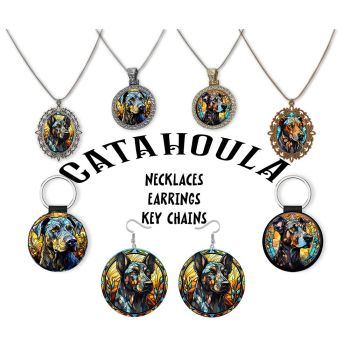 Catahoula Jewelry - Stained Glass Style Necklaces, Earrings and more!