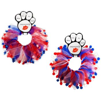 Pet, Dog & Cat Smoocher Pet Necklace, "Patriotic"