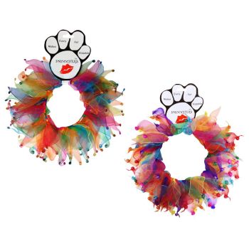 Pet, Dog & Cat Smoocher Pet Necklace, "Confetti Bells or Confetti Jewels"