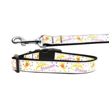 Pet Dog & Cat Nylon Collar or Leash, "Princess"